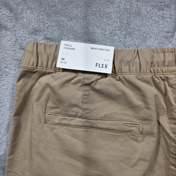 American Eagle Twill Jogger Pants Mens Medium Khaki Ne(X)t Level Flex Chino - Picture 7 of 11